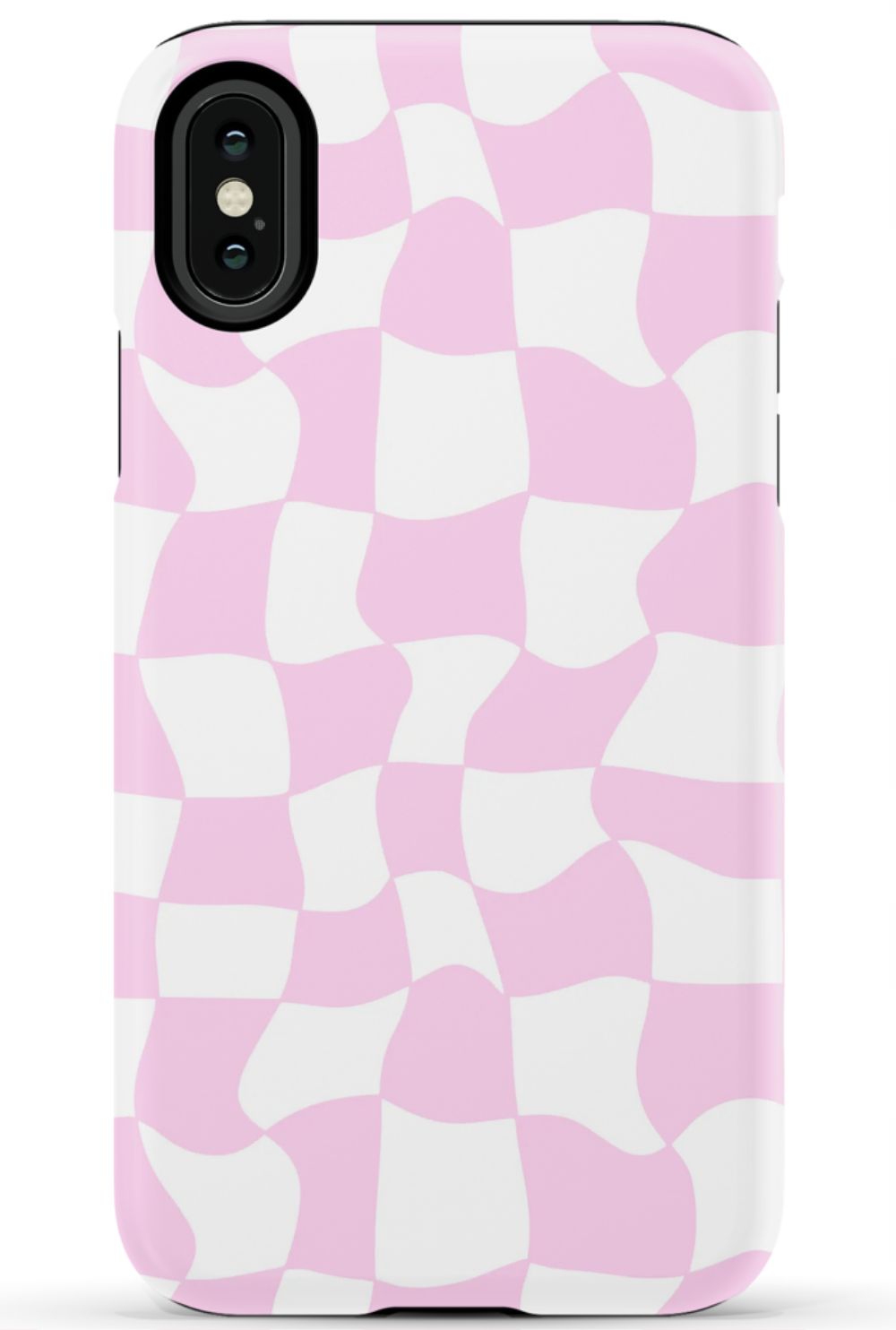 Light Pink Checkered Phone Case
