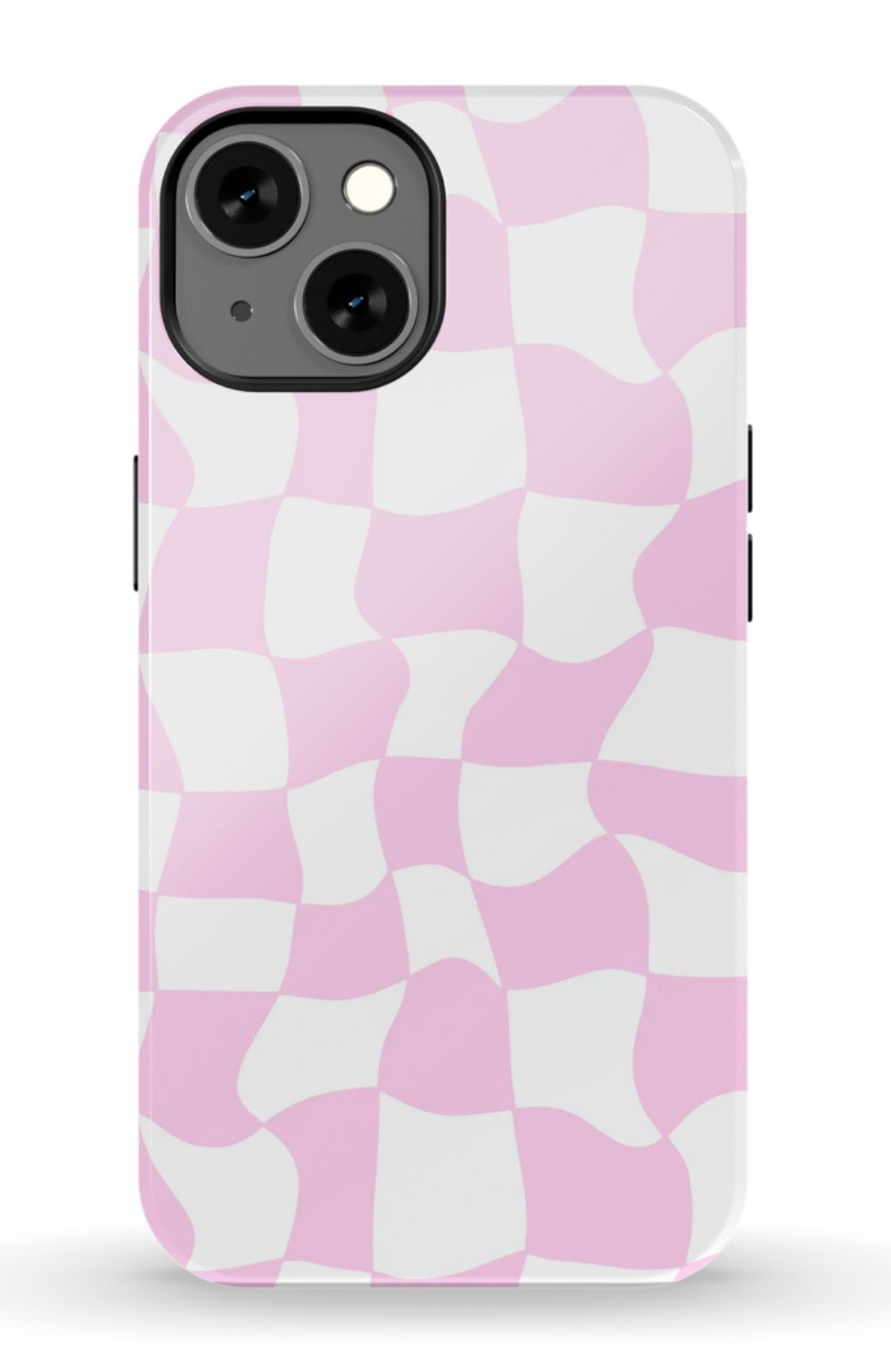 Light Pink Checkered Phone Case