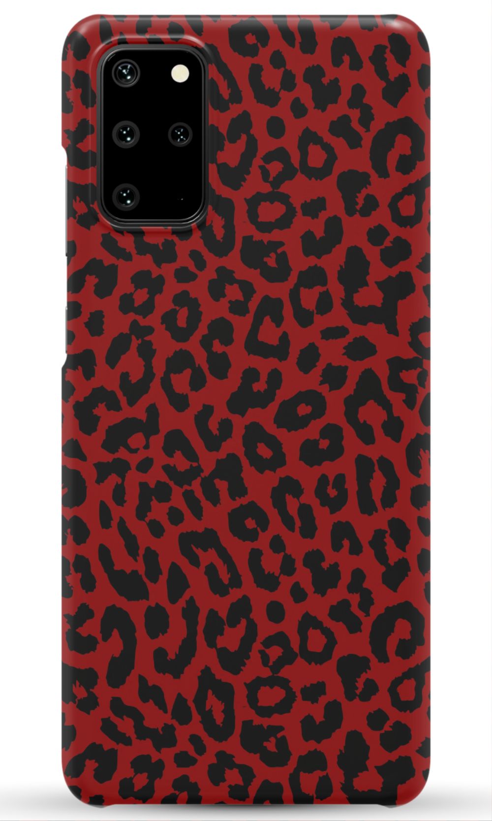 Red Leopard Print Phone Case