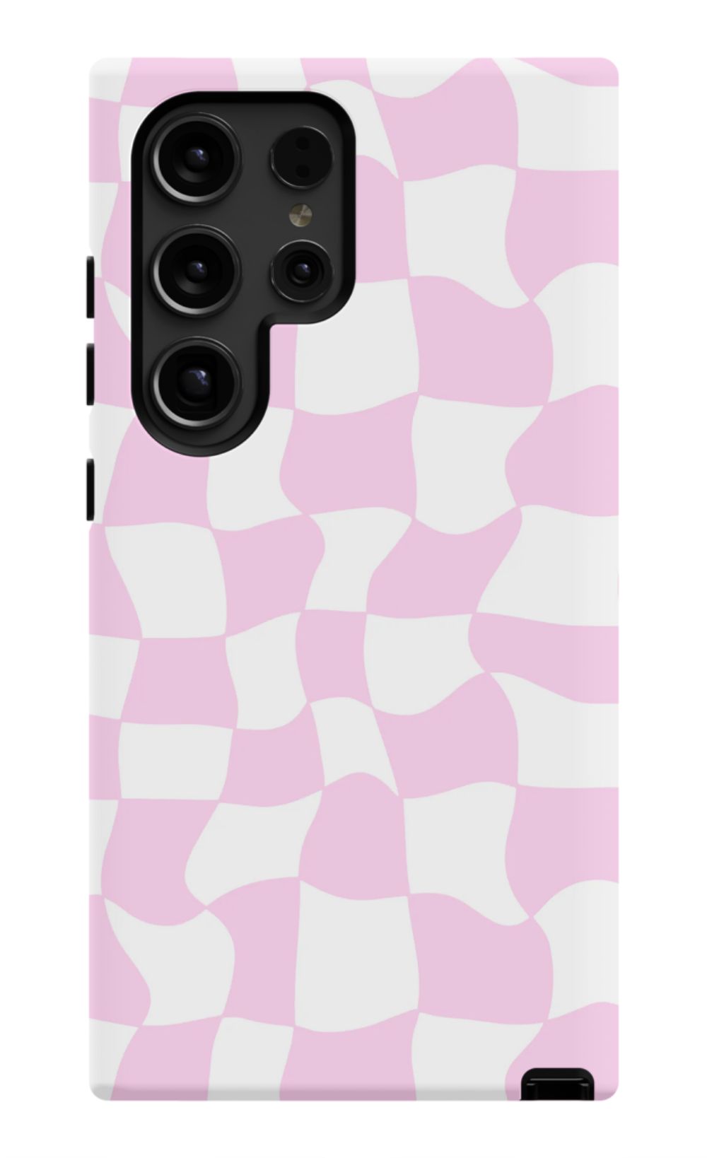 Light Pink Checkered Phone Case