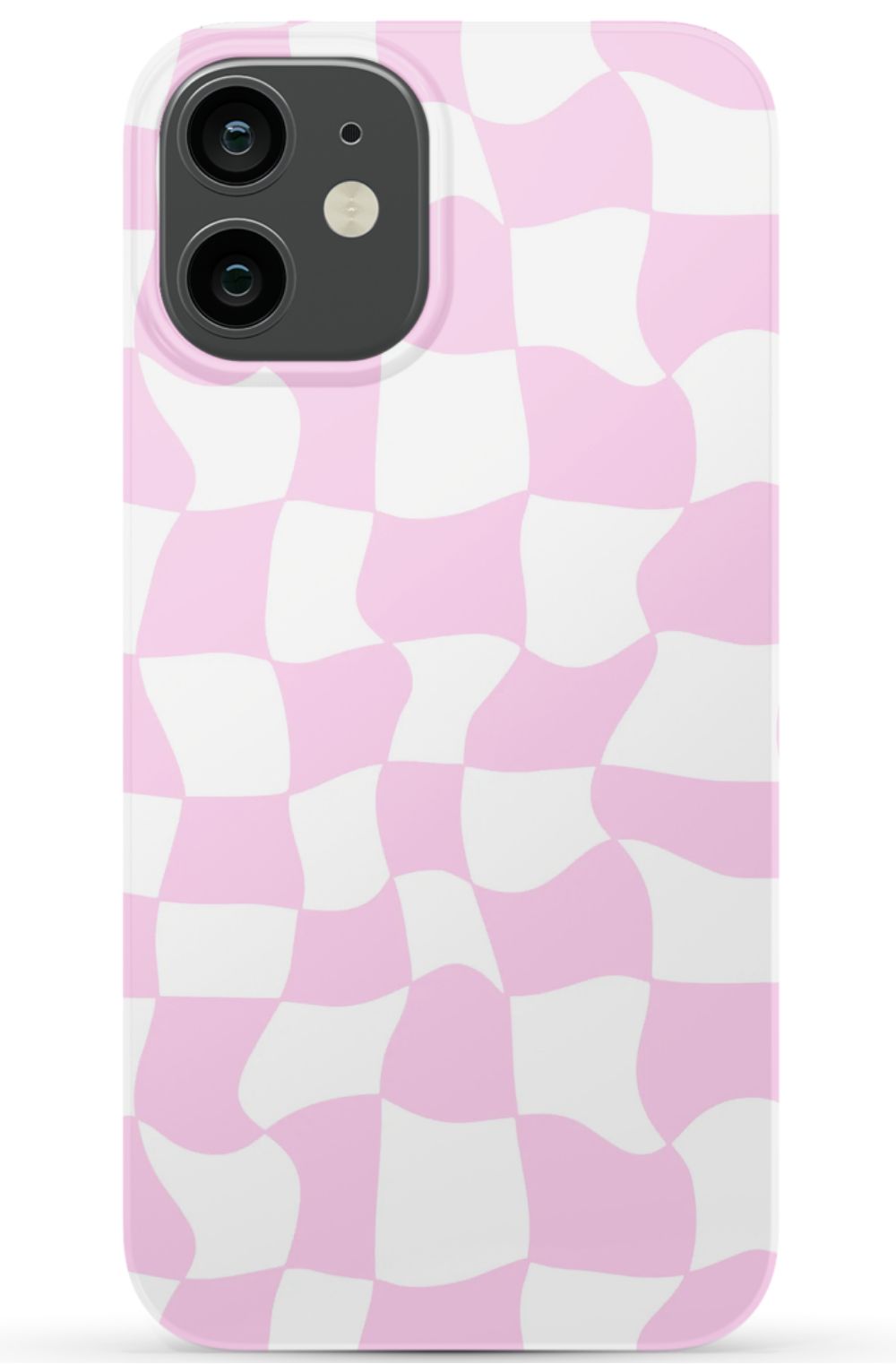 Light Pink Checkered Phone Case