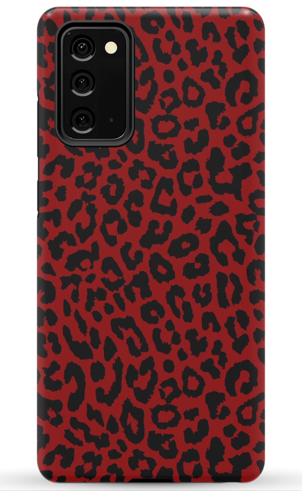 Red Leopard Print Phone Case