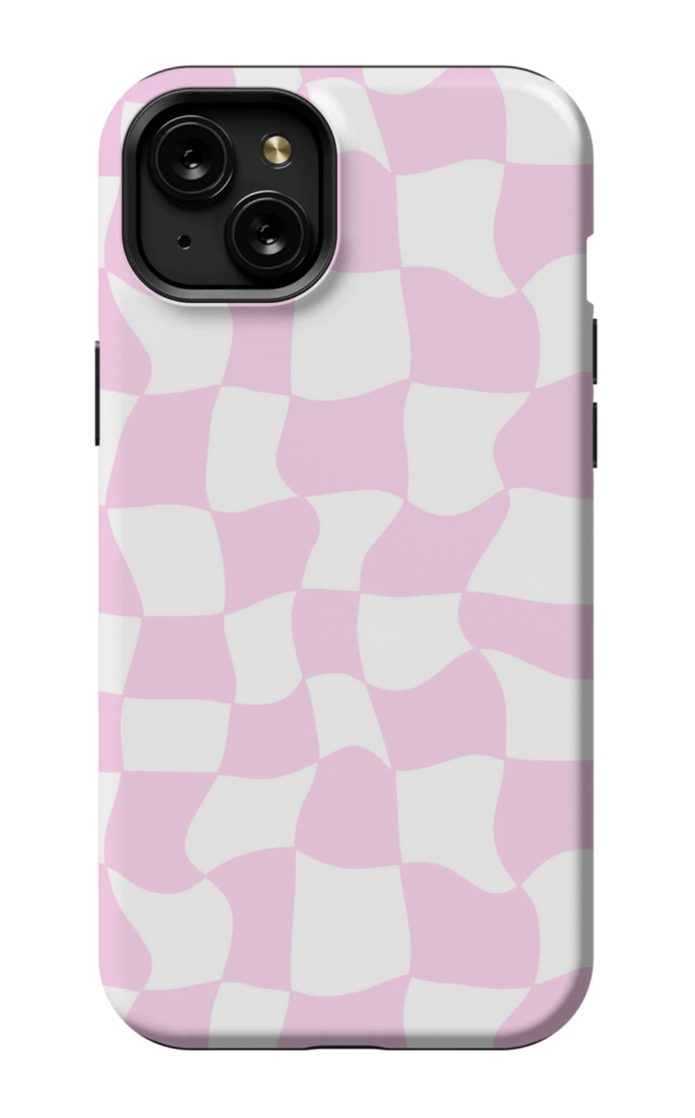 Light Pink Checkered Phone Case