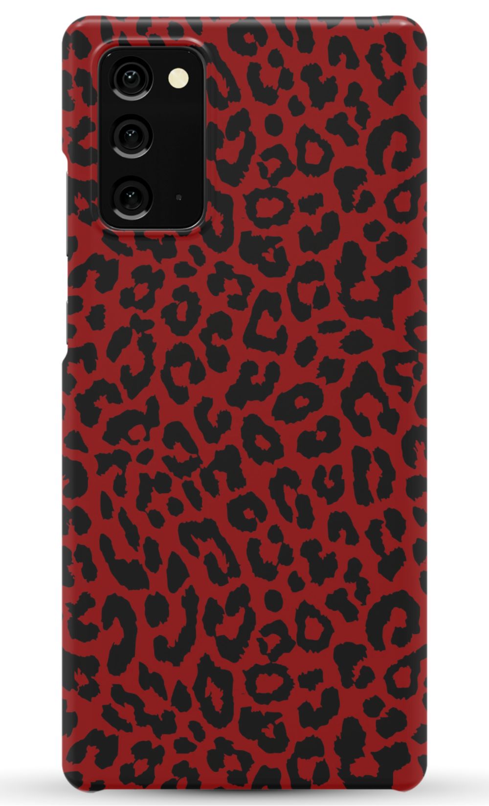 Red Leopard Print Phone Case