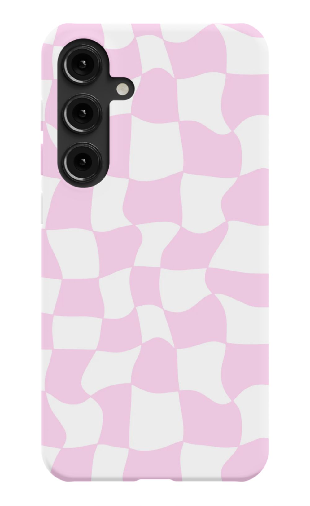 Light Pink Checkered Phone Case