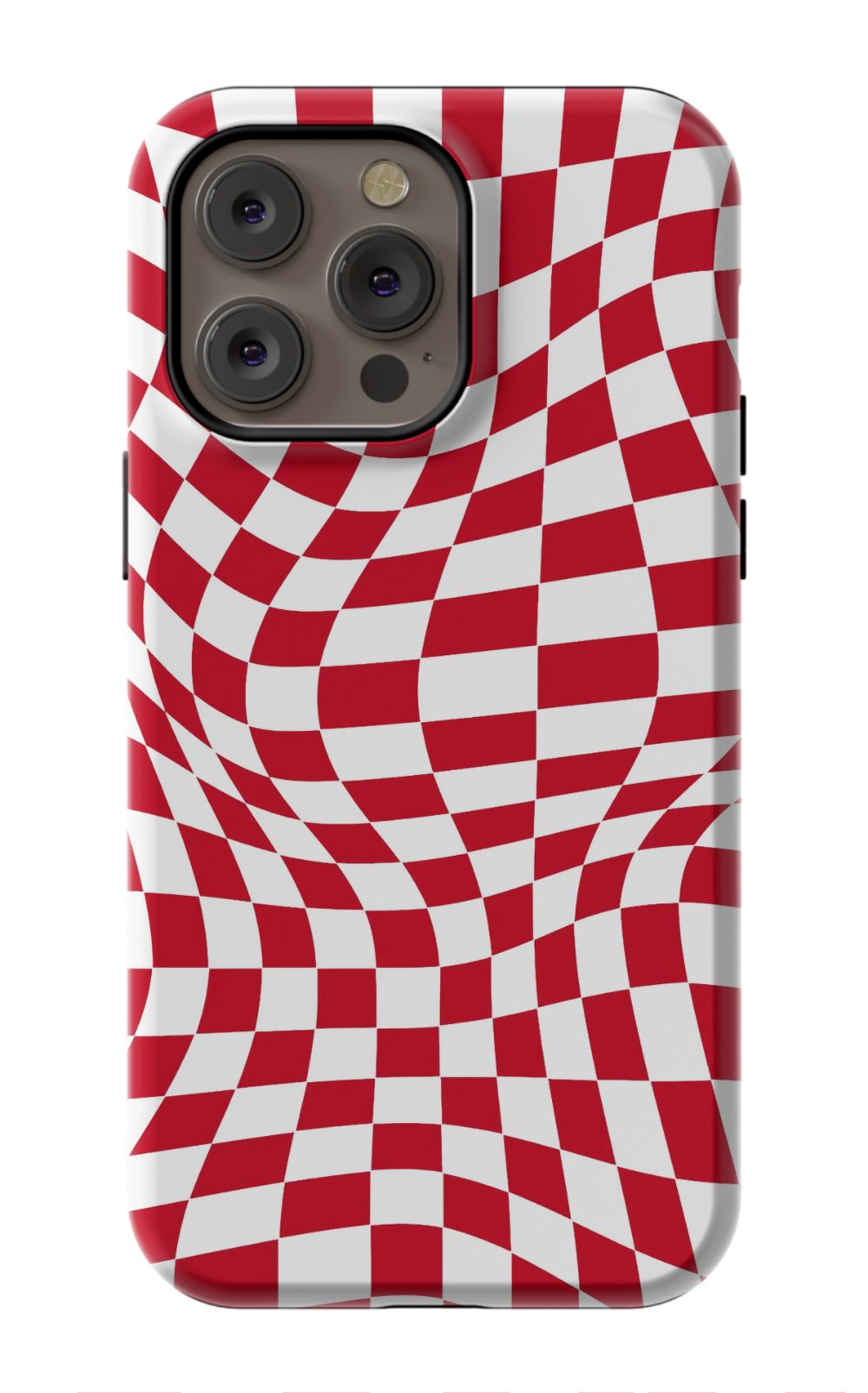 Red White Checkered Phone Case
