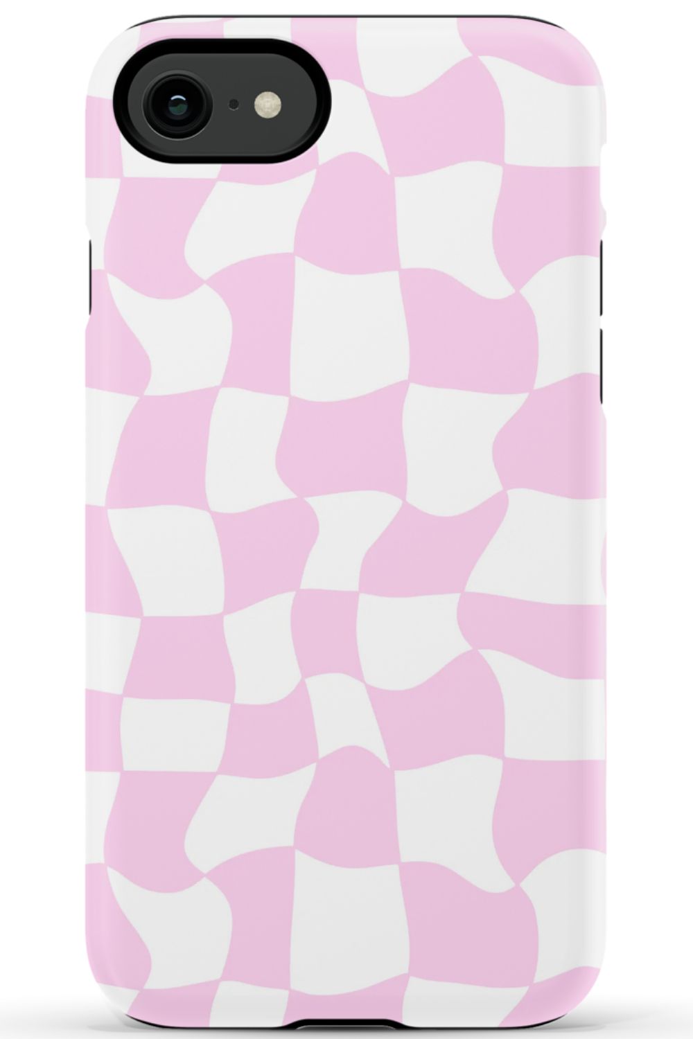 Light Pink Checkered Phone Case