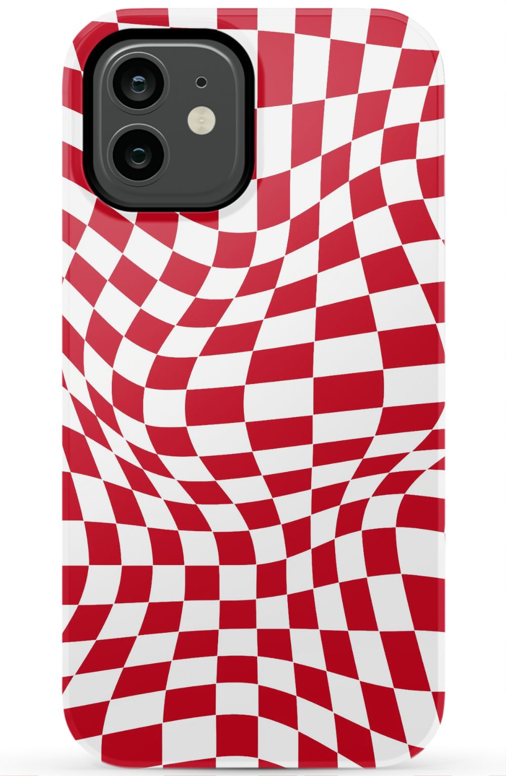 Red White Checkered Phone Case