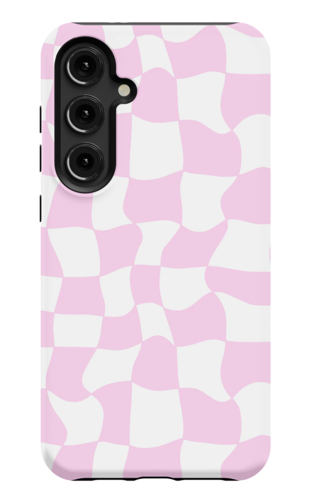Light Pink Checkered Phone Case