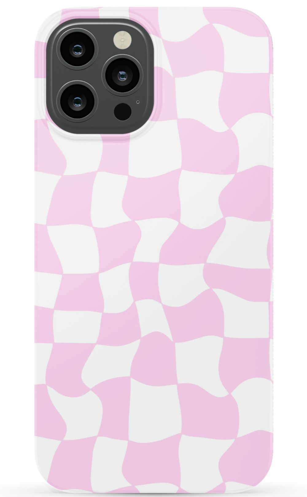 Light Pink Checkered Phone Case