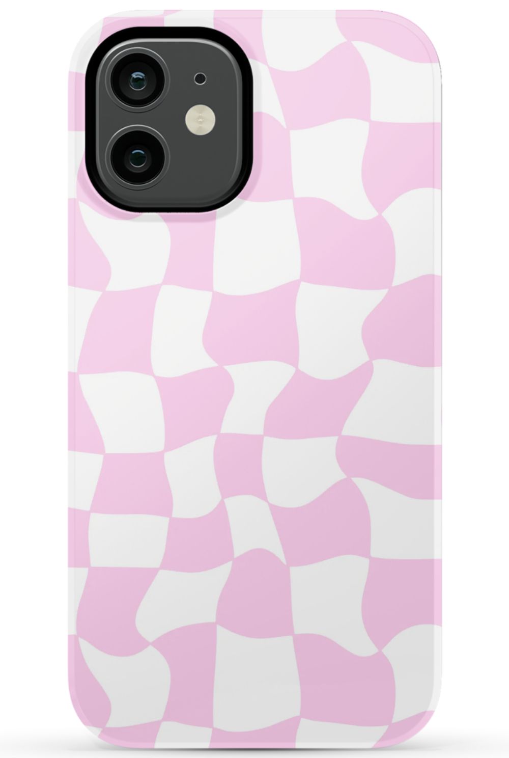 Light Pink Checkered Phone Case