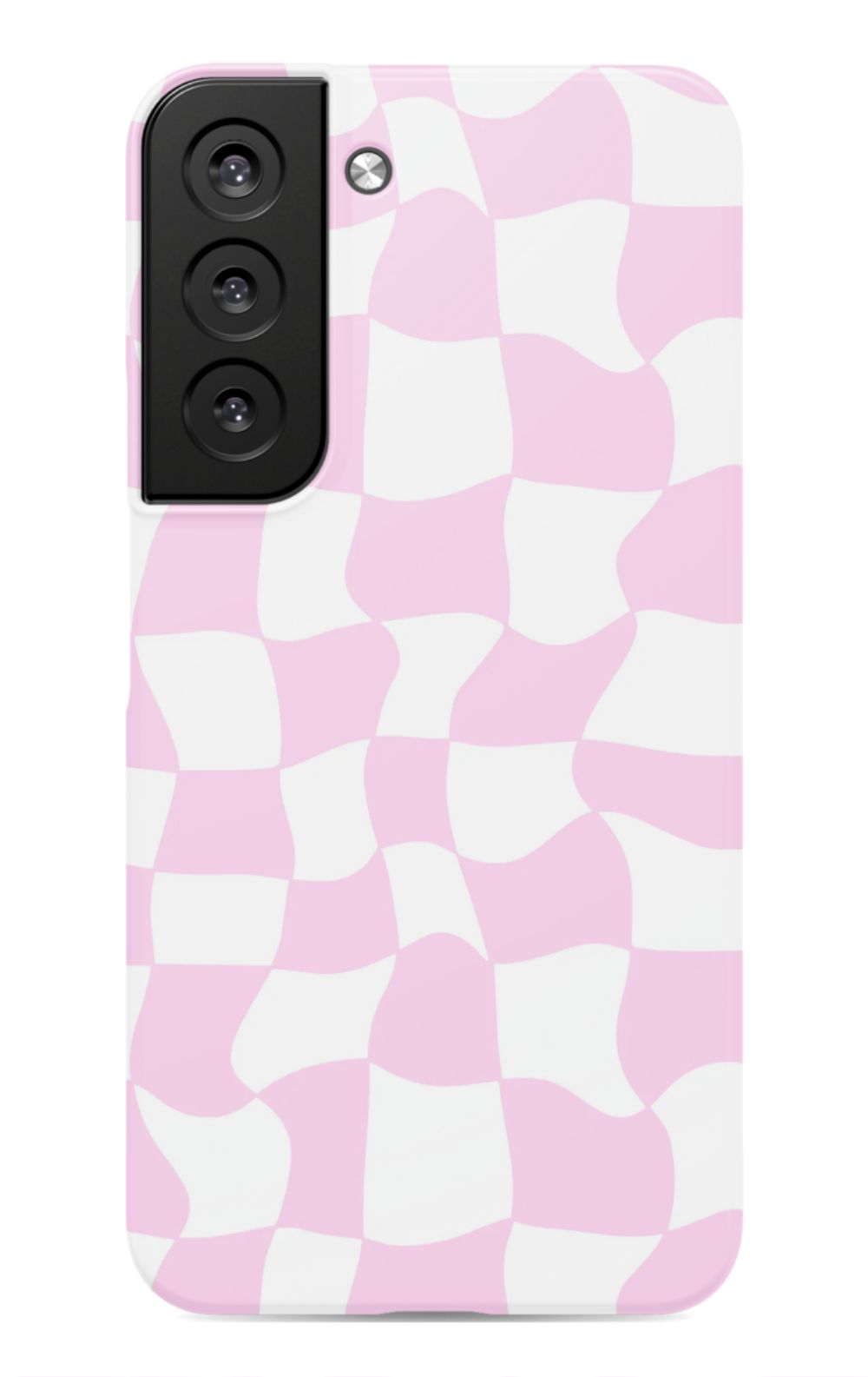 Light Pink Checkered Phone Case
