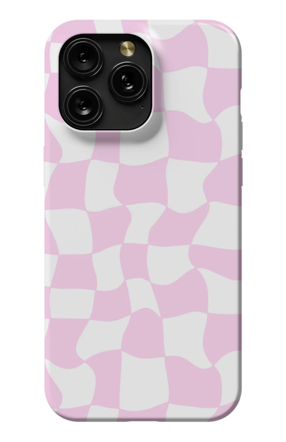 Light Pink Checkered Phone Case