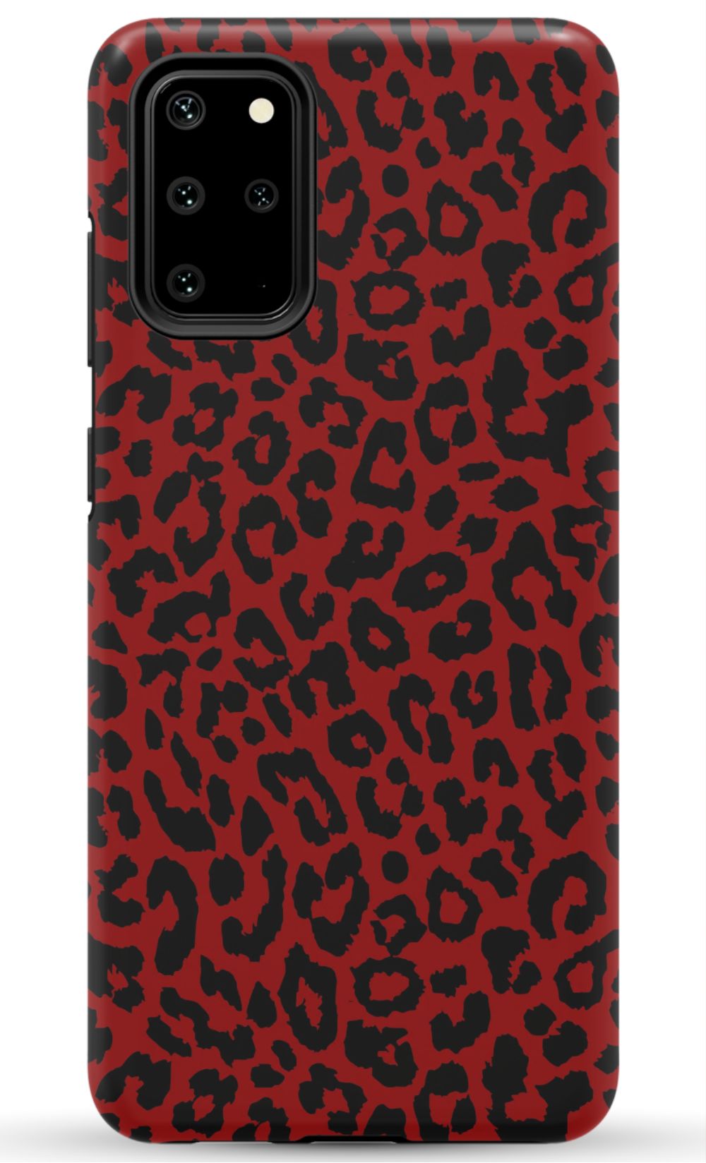 Red Leopard Print Phone Case