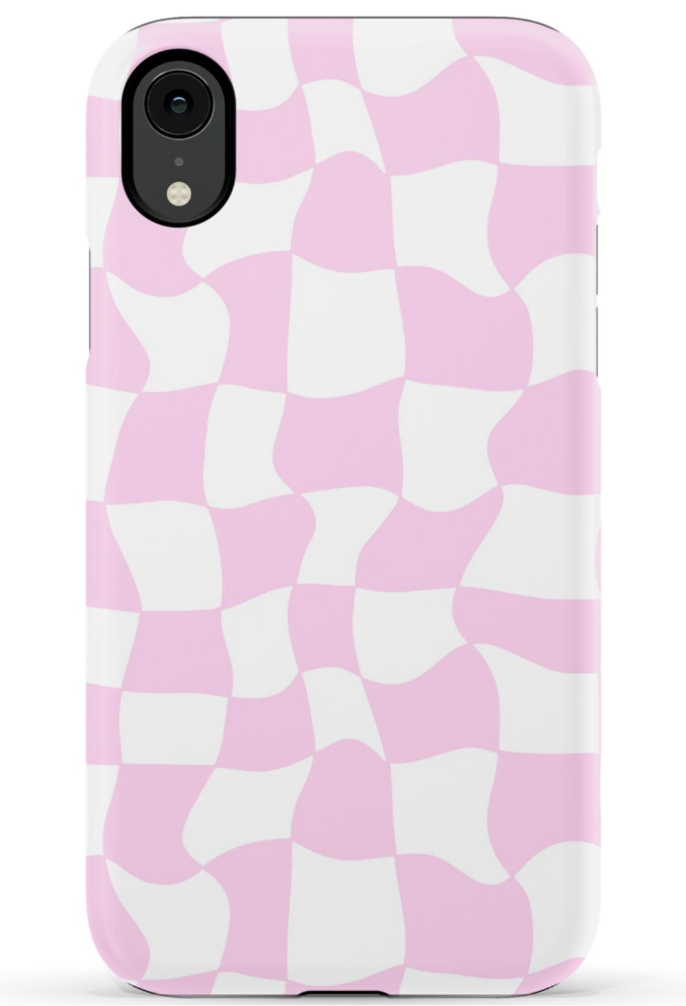 Light Pink Checkered Phone Case