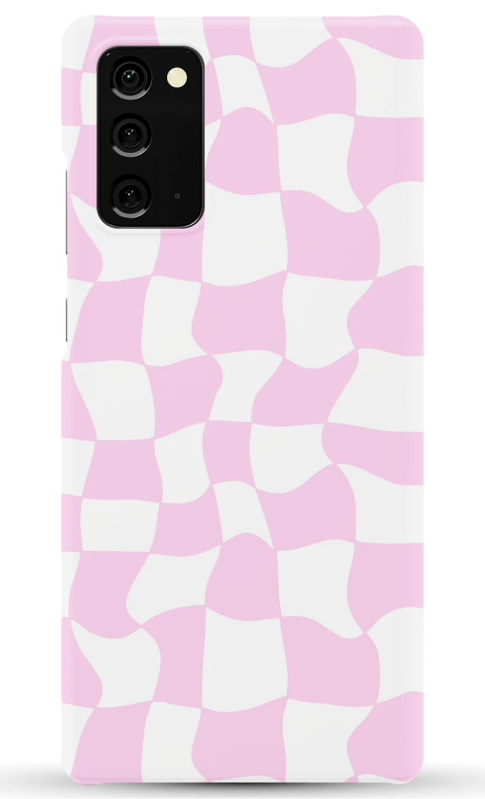 Light Pink Checkered Phone Case