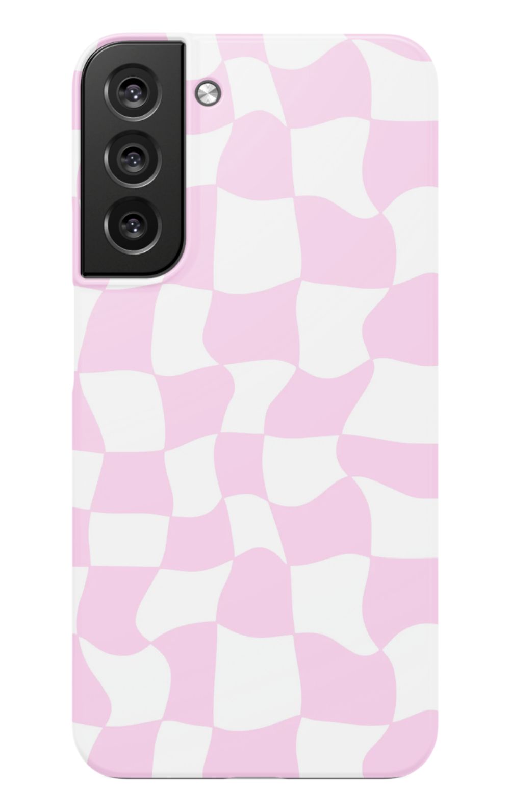 Light Pink Checkered Phone Case