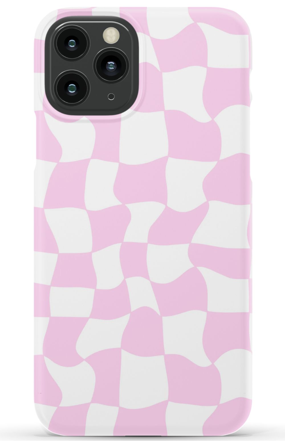 Light Pink Checkered Phone Case