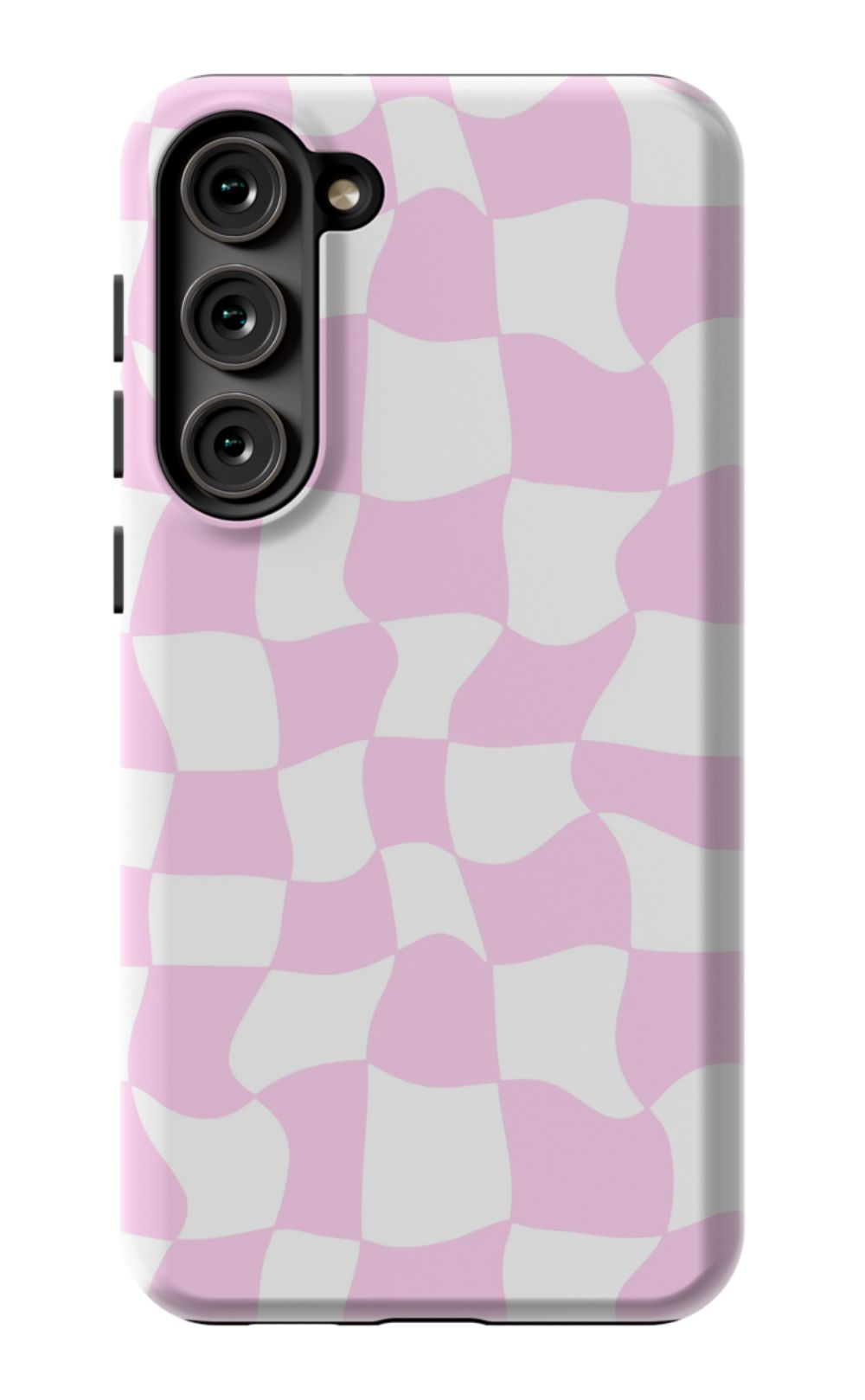 Light Pink Checkered Phone Case