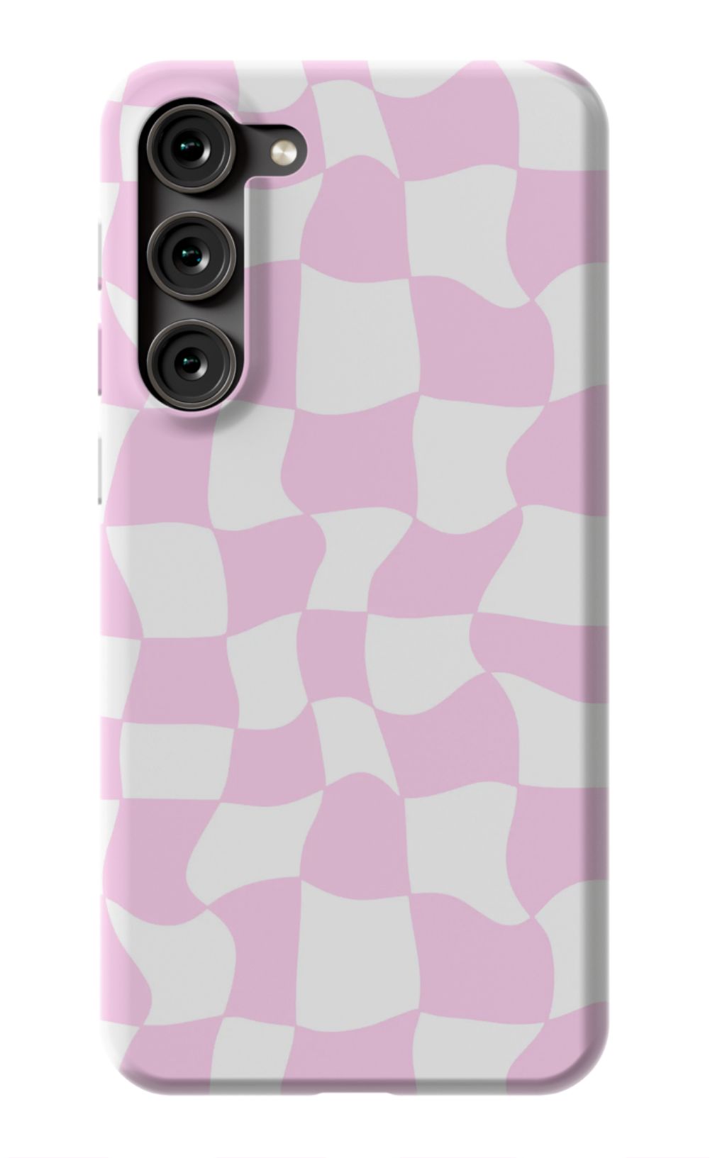 Light Pink Checkered Phone Case