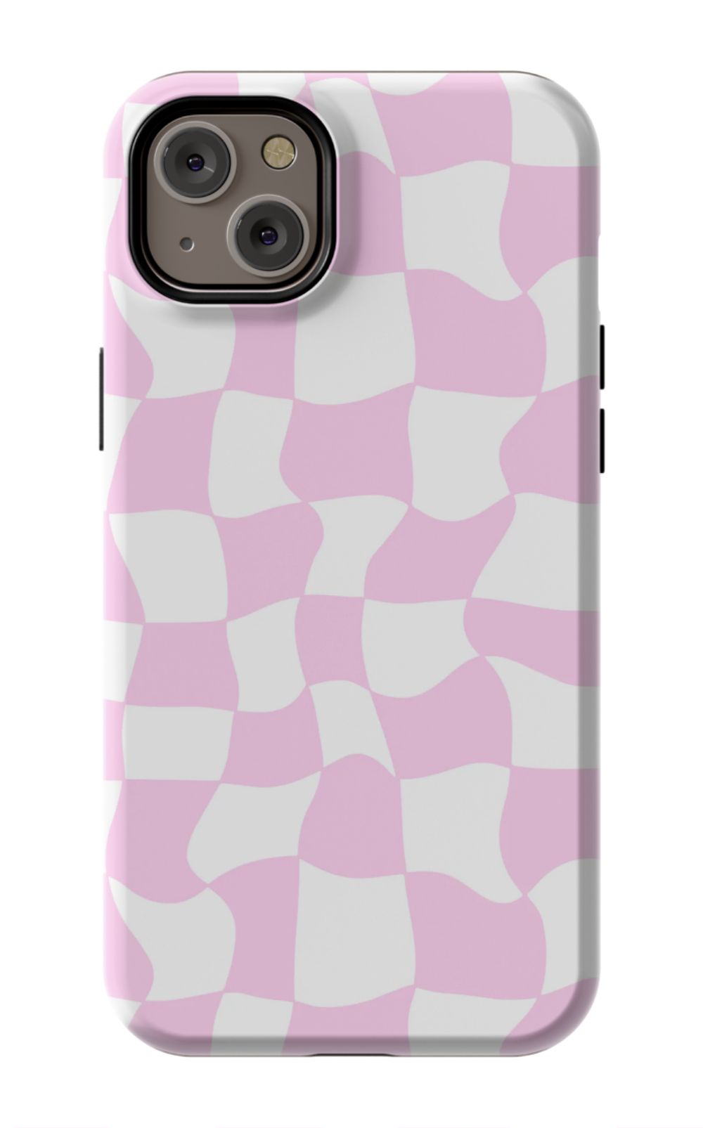 Light Pink Checkered Phone Case