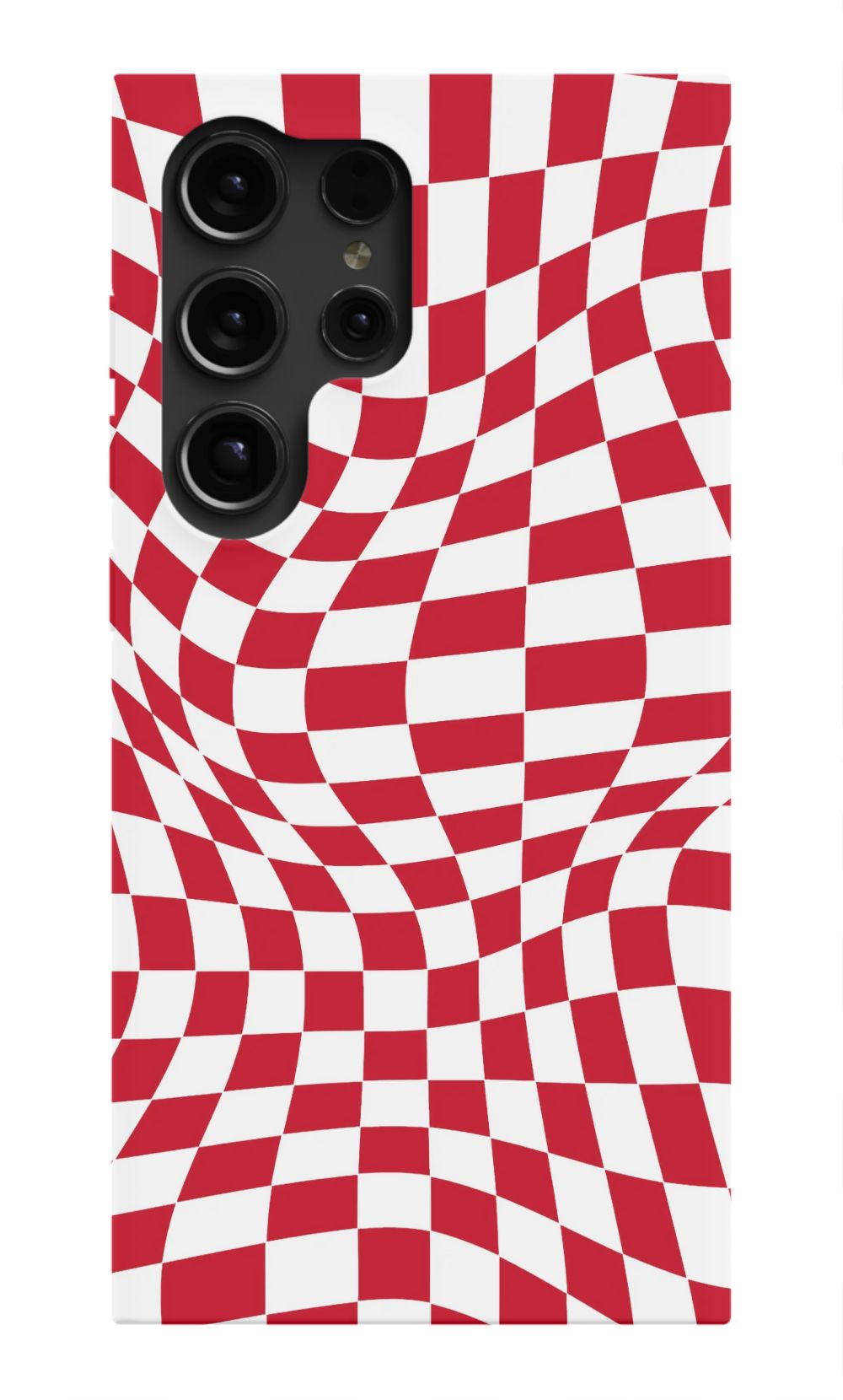 Red White Checkered Phone Case