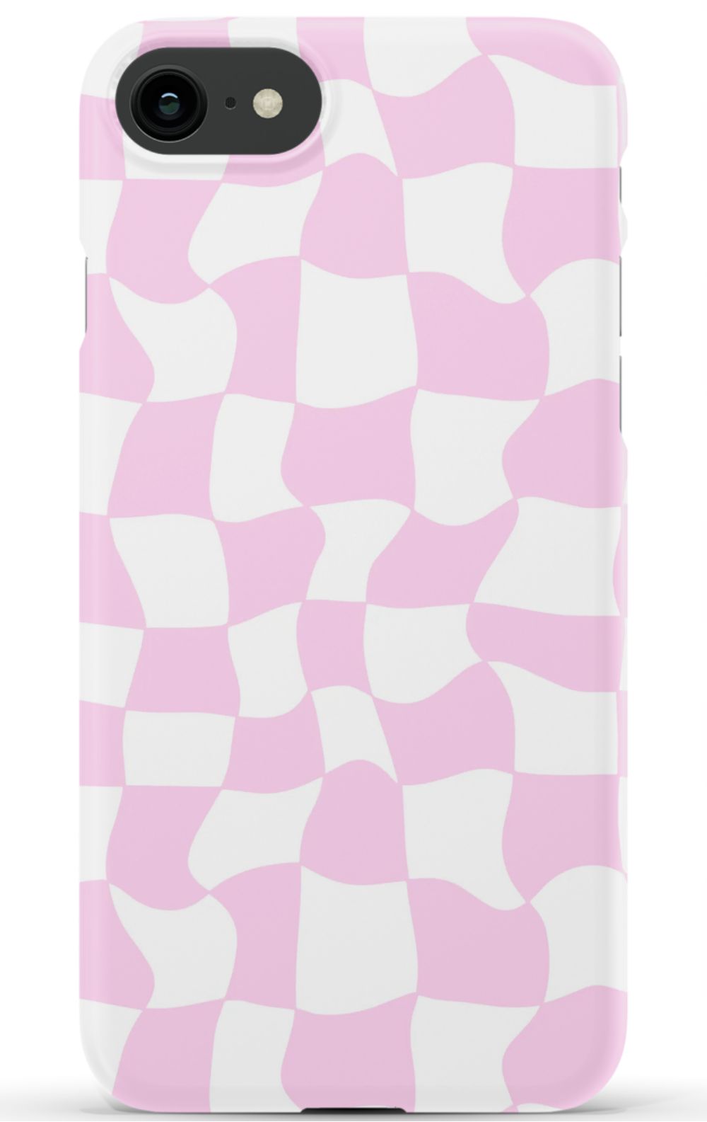 Light Pink Checkered Phone Case