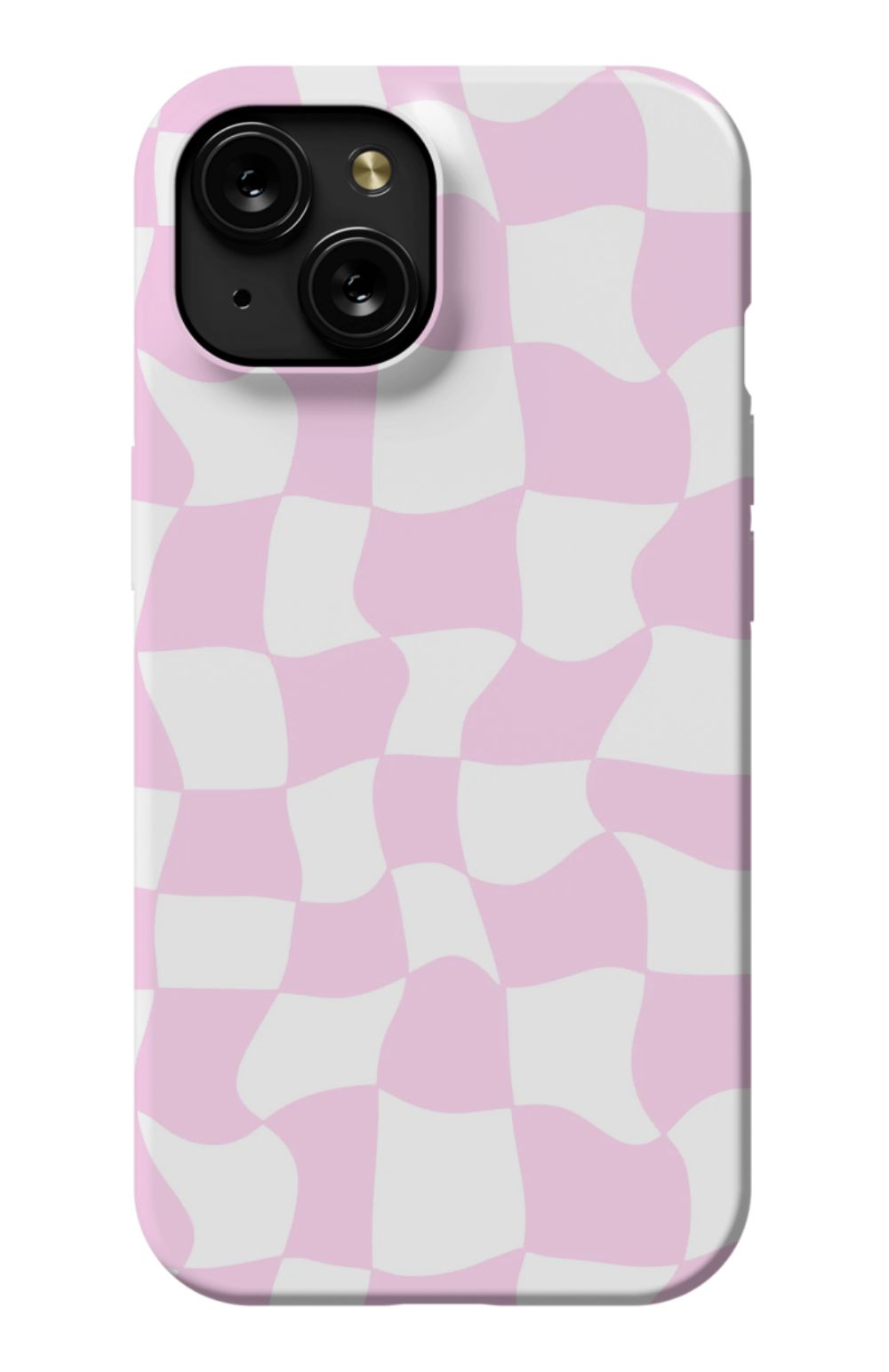 Light Pink Checkered Phone Case