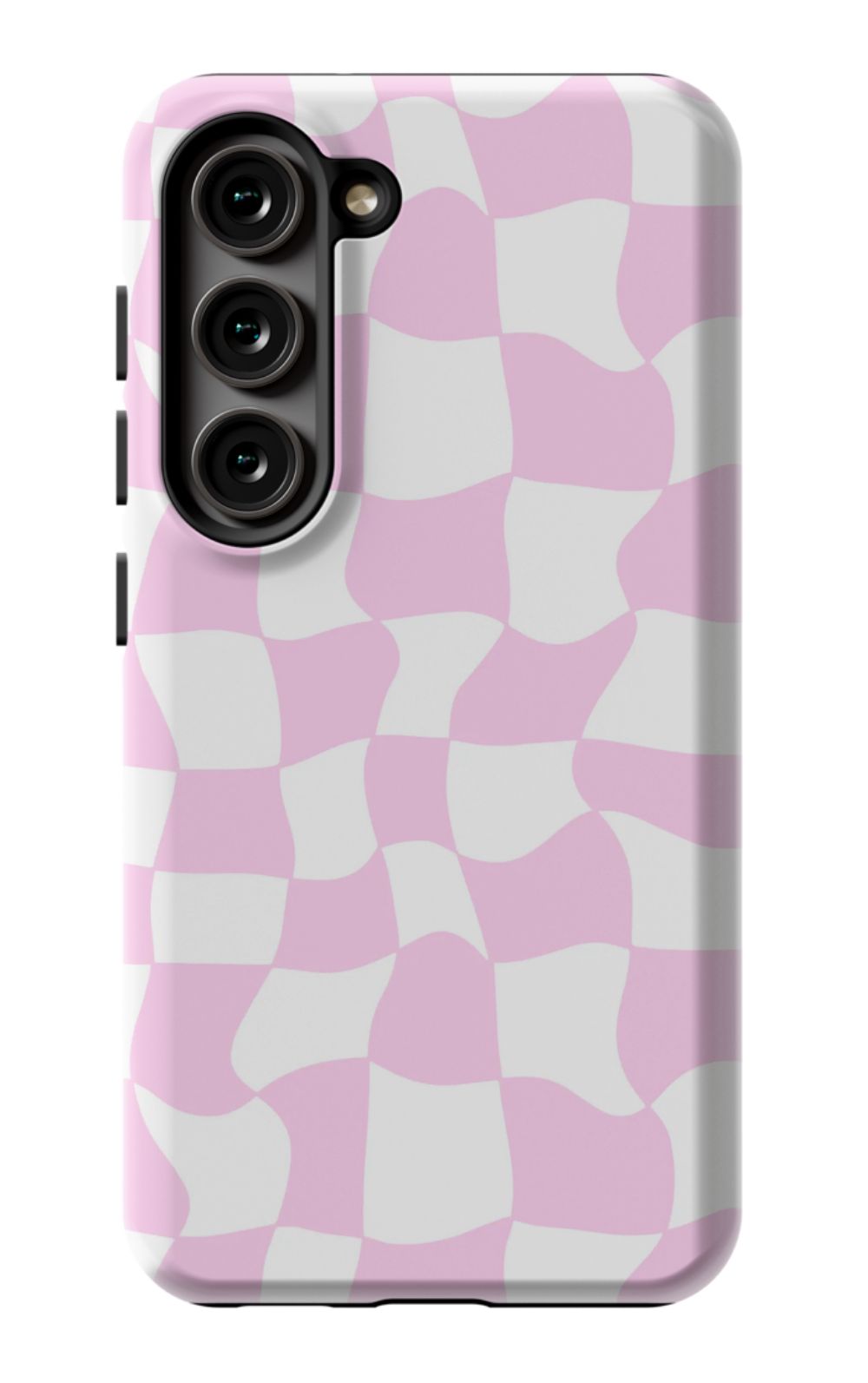 Light Pink Checkered Phone Case