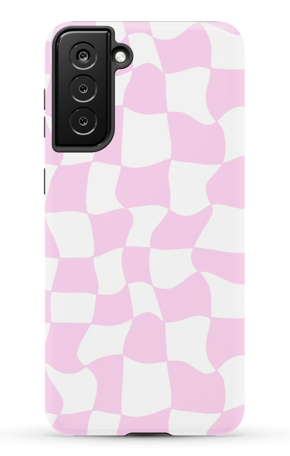 Light Pink Checkered Phone Case