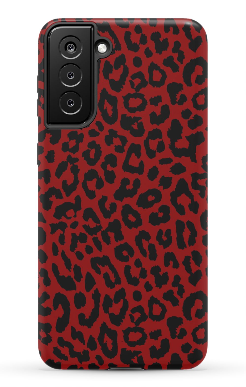 Red Leopard Print Phone Case
