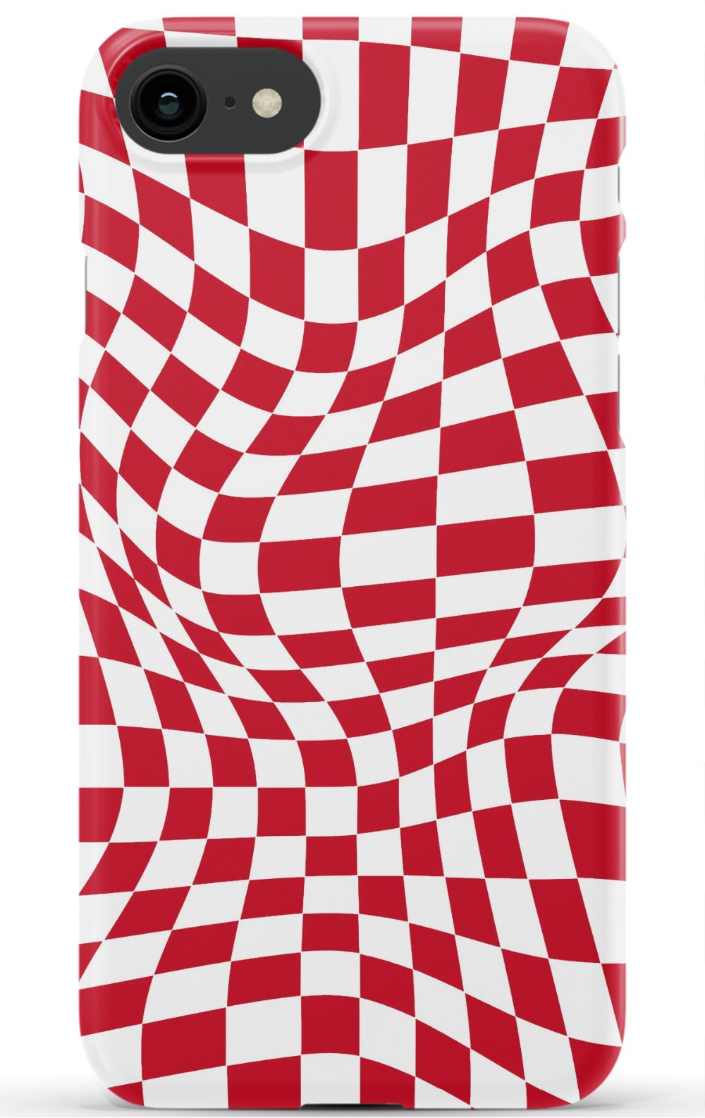 Red White Checkered Phone Case