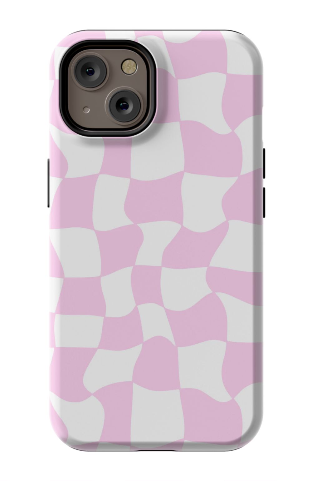 Light Pink Checkered Phone Case