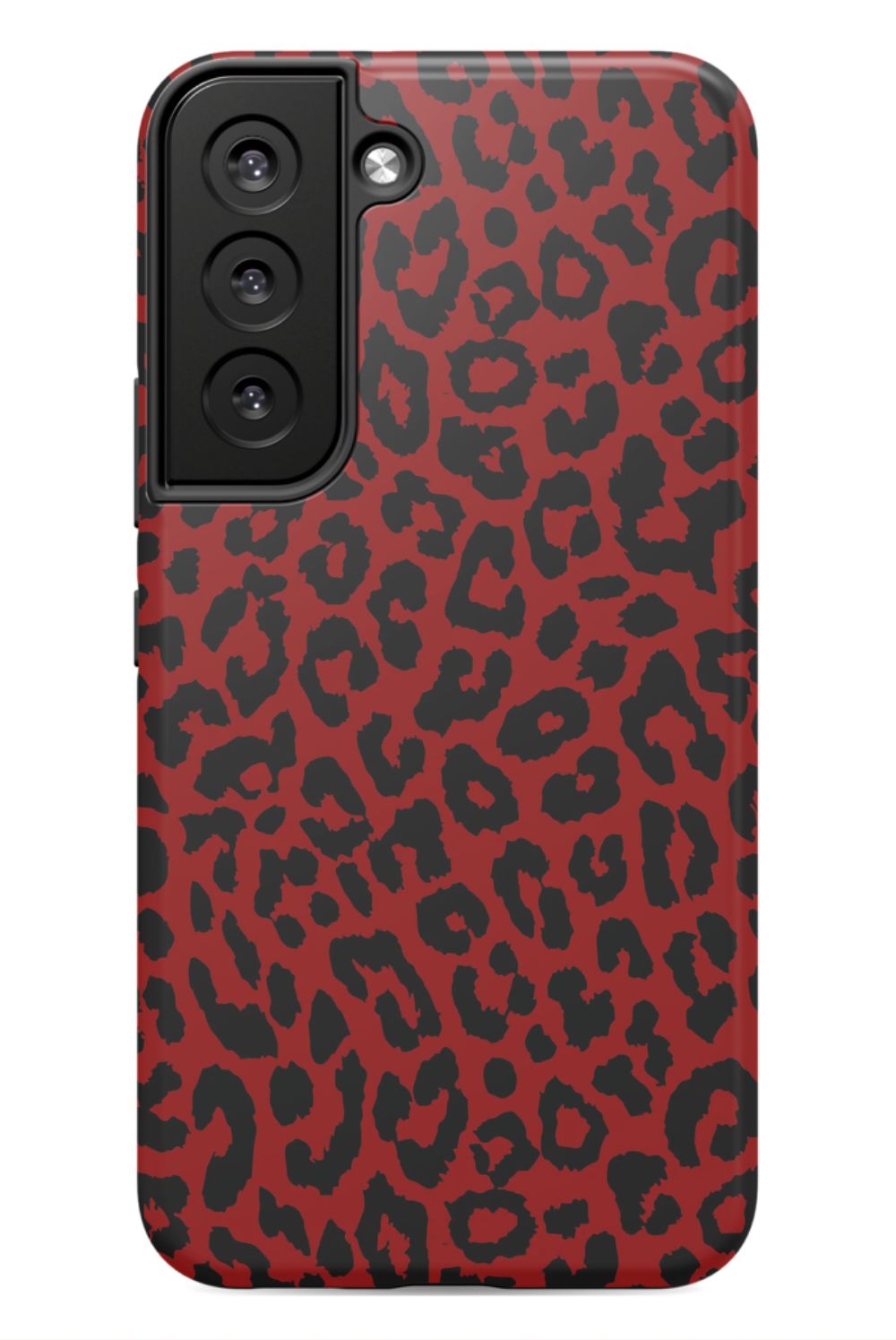 Red Leopard Print Phone Case