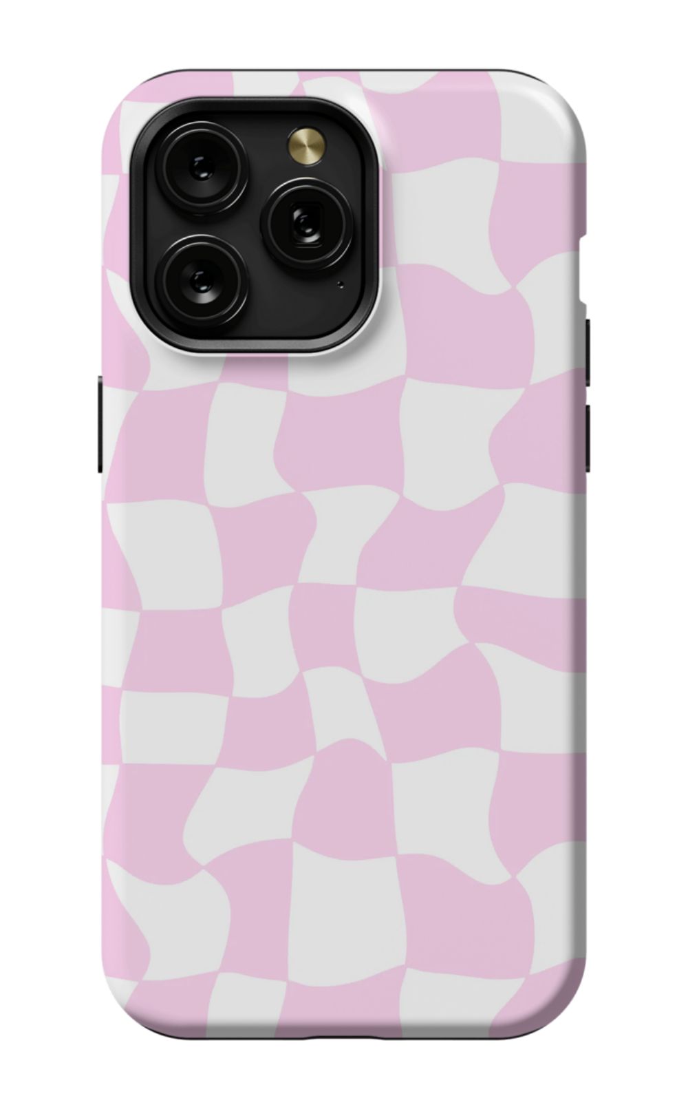Light Pink Checkered Phone Case
