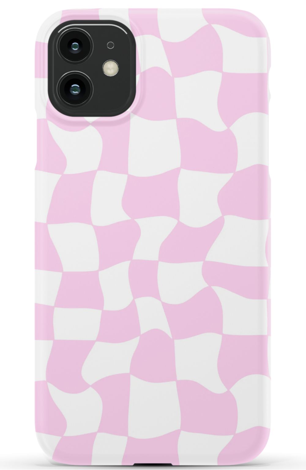 Light Pink Checkered Phone Case