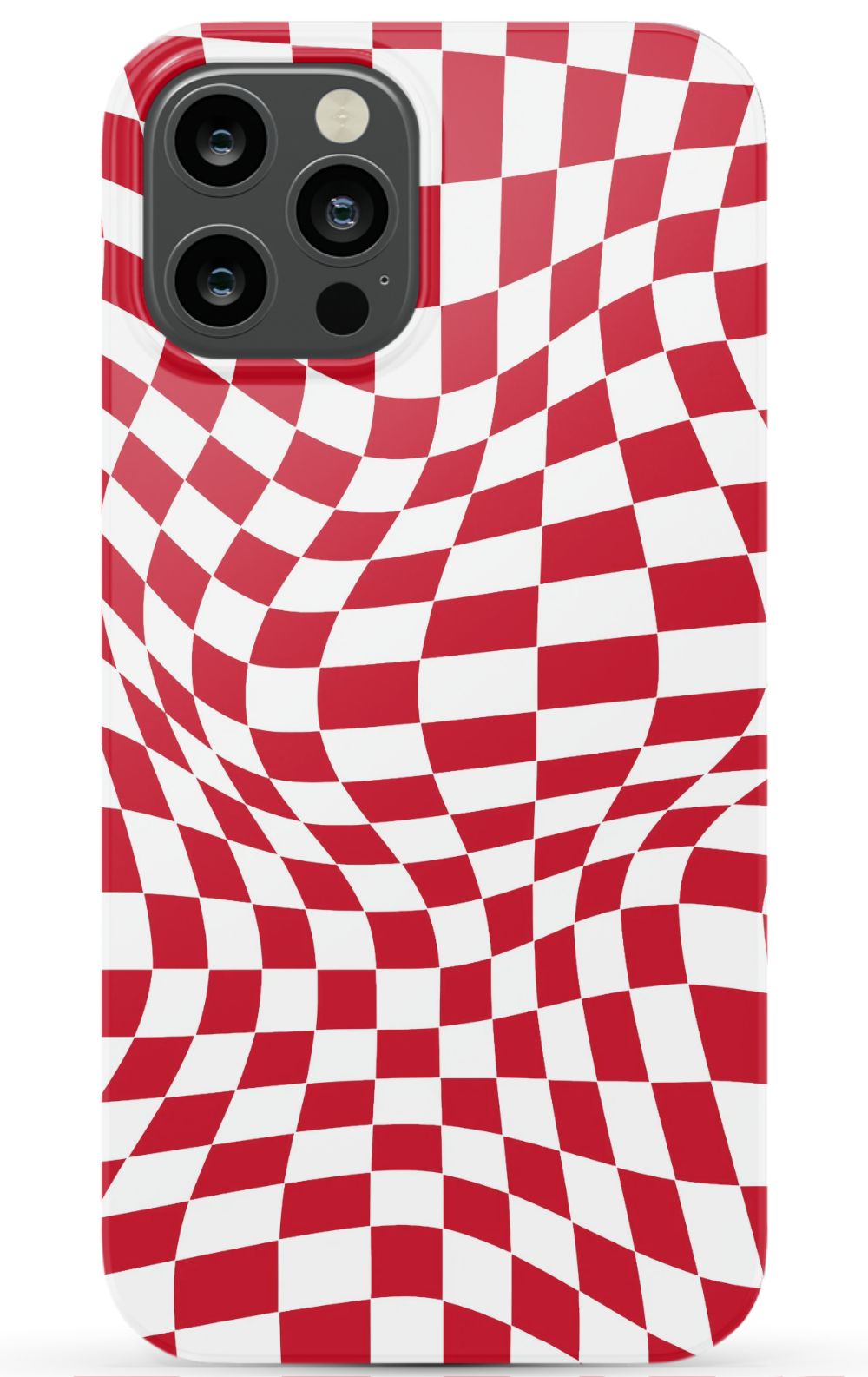 Red White Checkered Phone Case