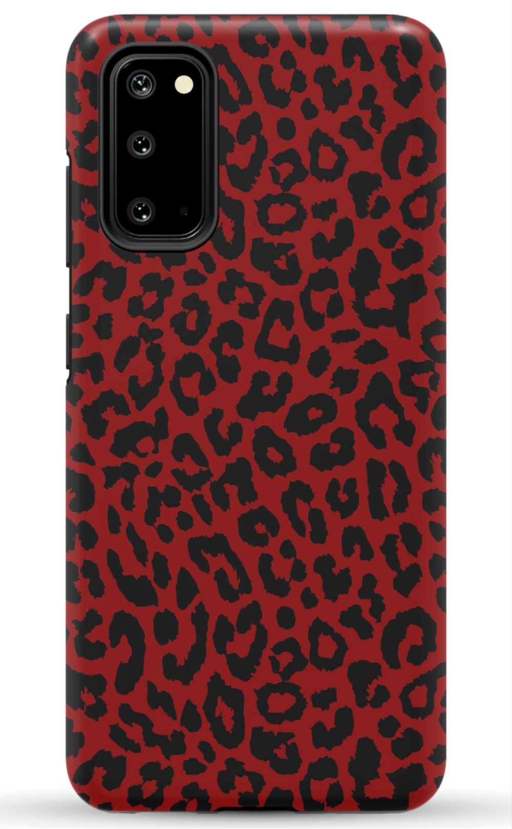 Red Leopard Print Phone Case