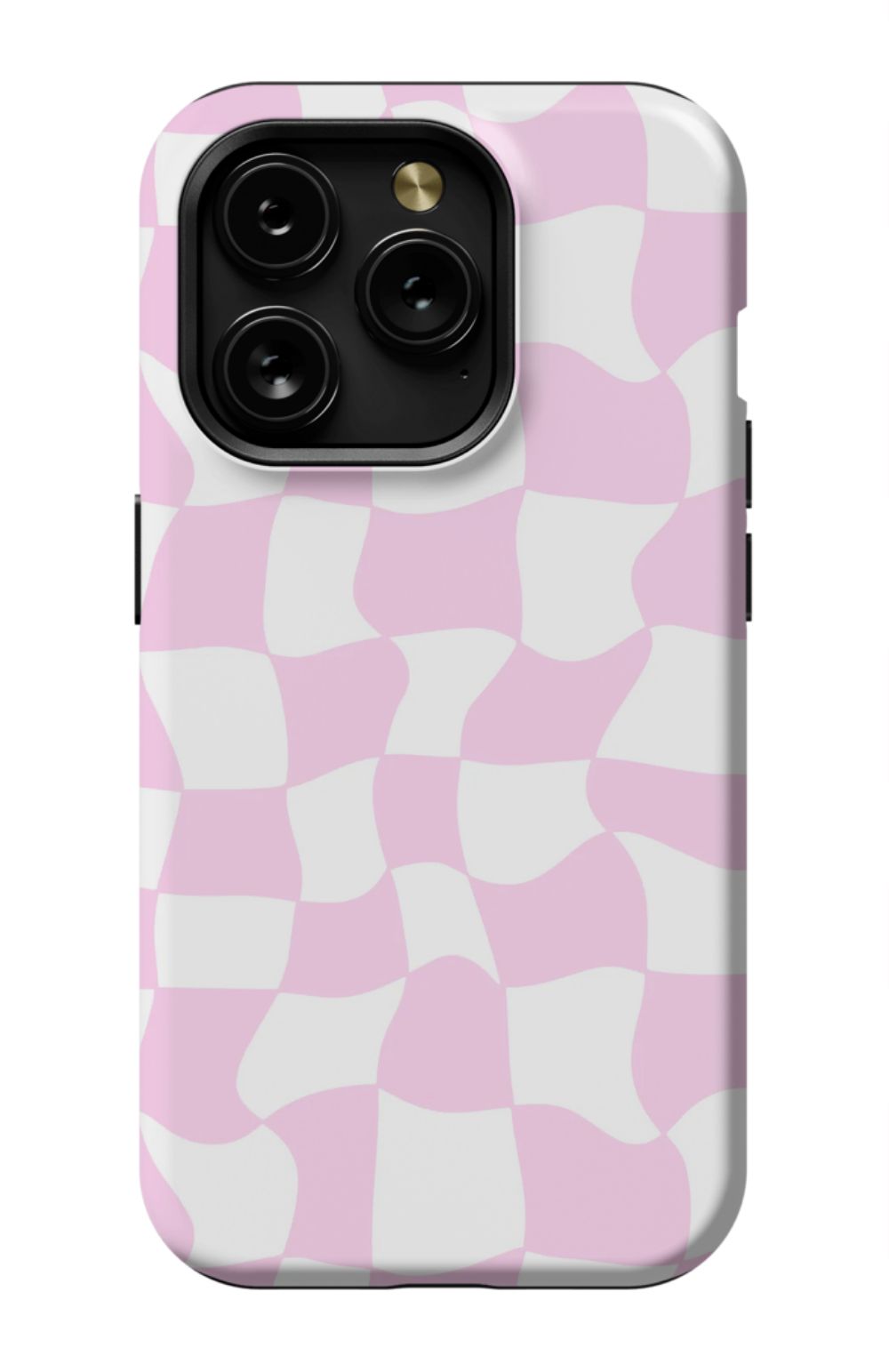 Light Pink Checkered Phone Case