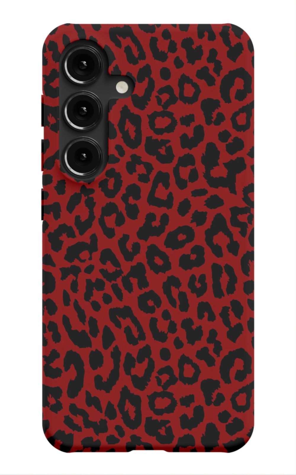 Red Leopard Print Phone Case