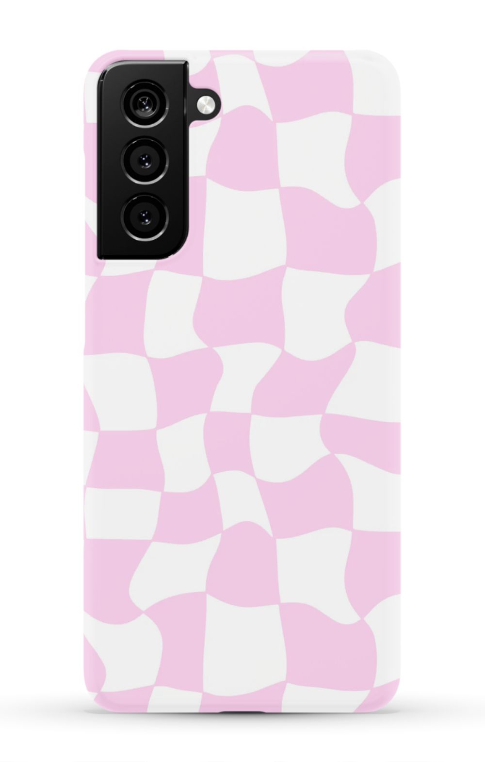 Light Pink Checkered Phone Case