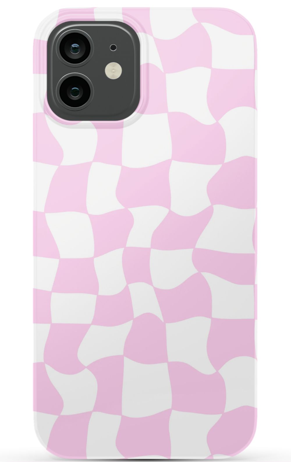 Light Pink Checkered Phone Case