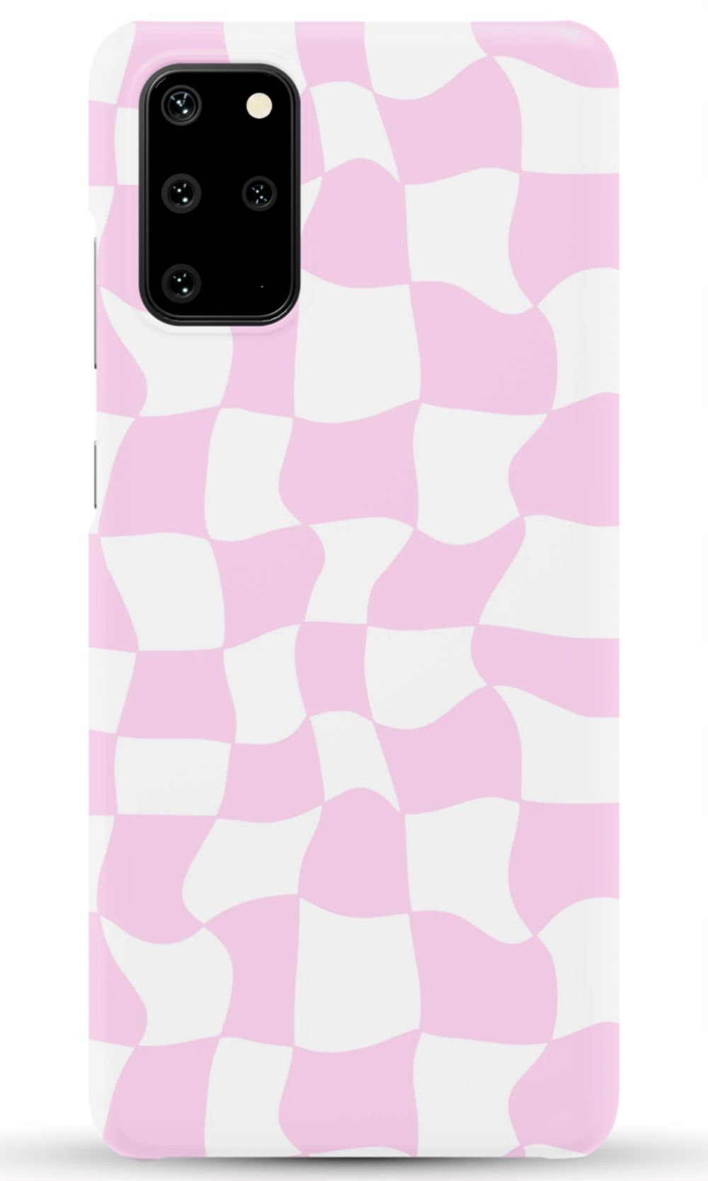 Light Pink Checkered Phone Case