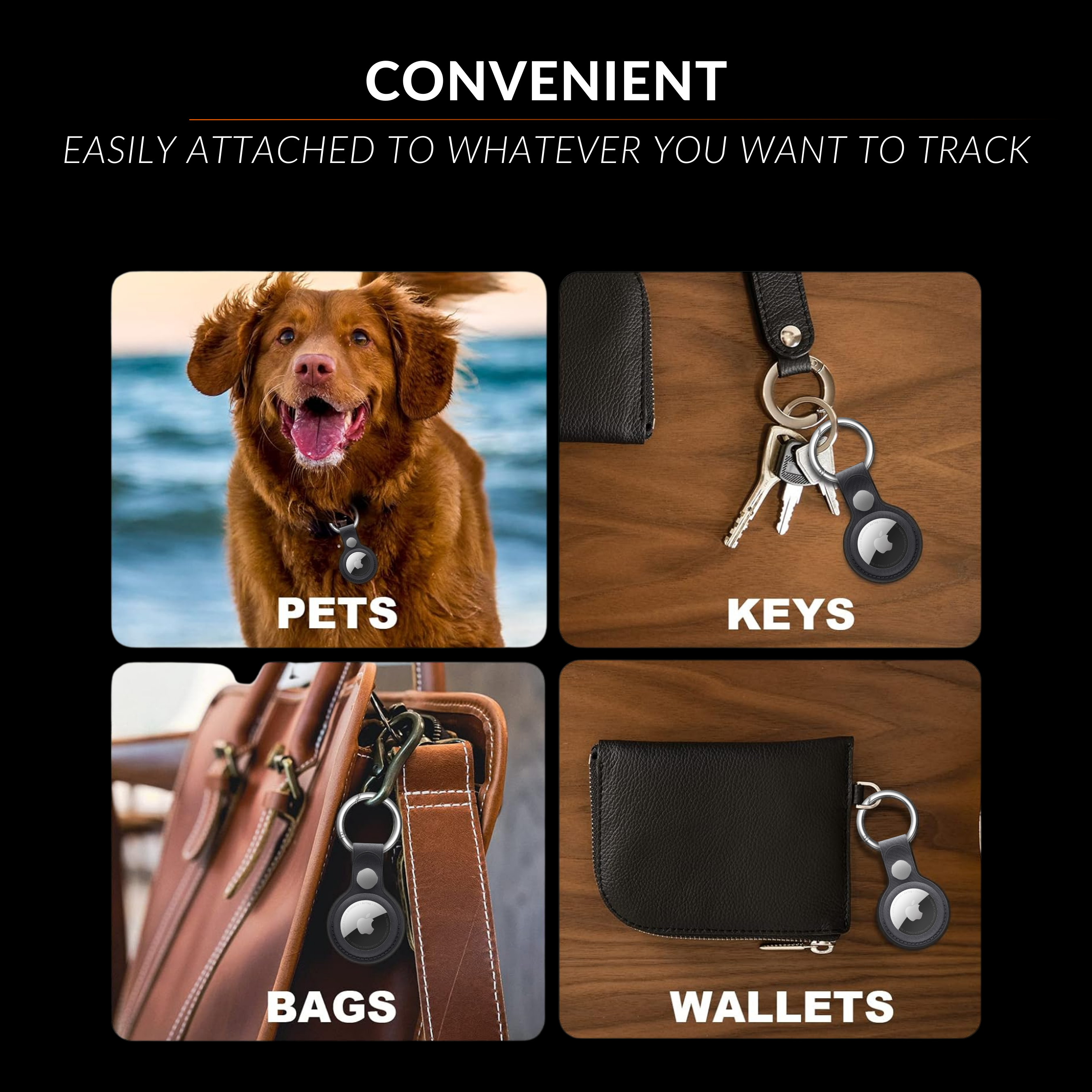 AirTag FineWoven Key Ring - B7Cases