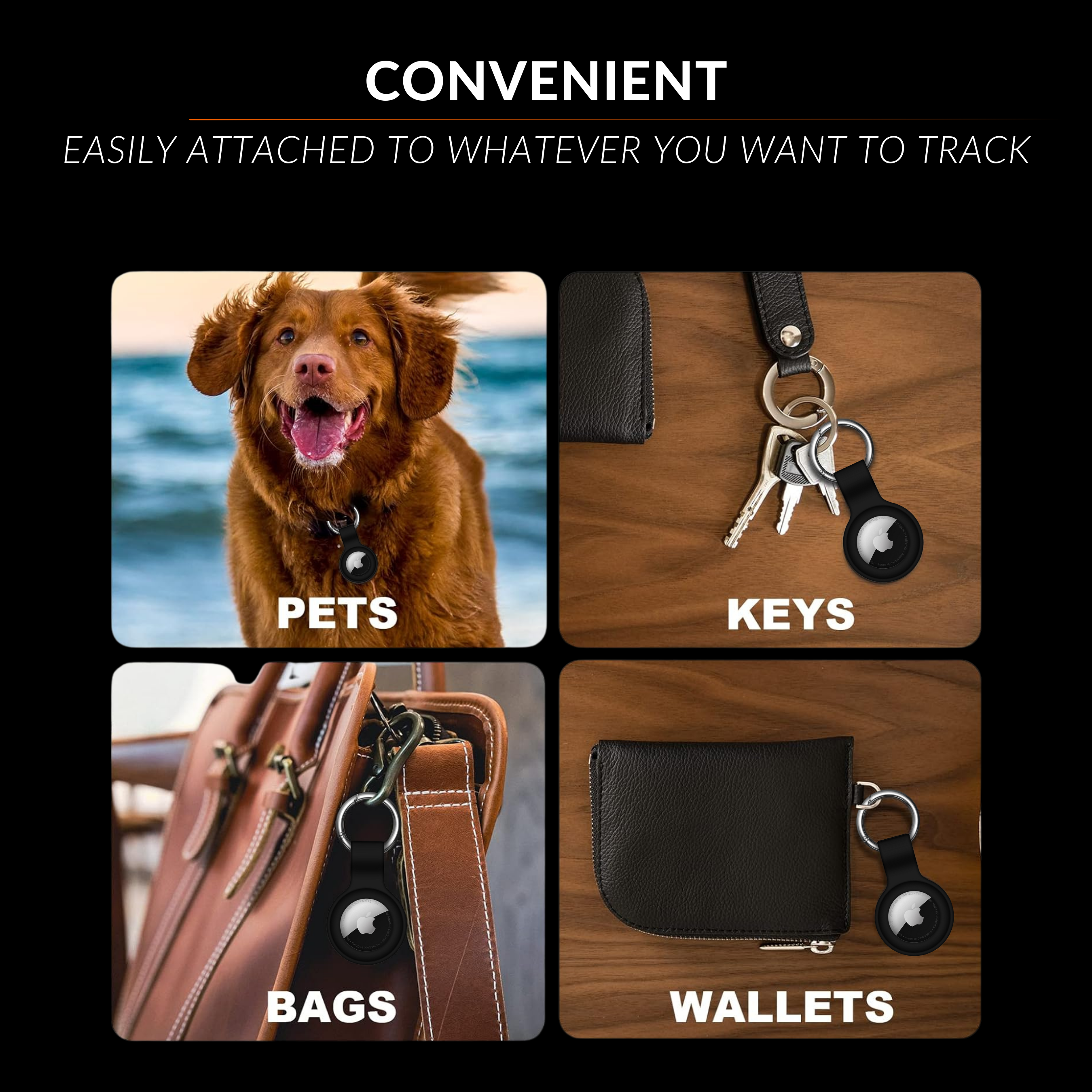 AirTag Silicone Key Ring - B7Cases