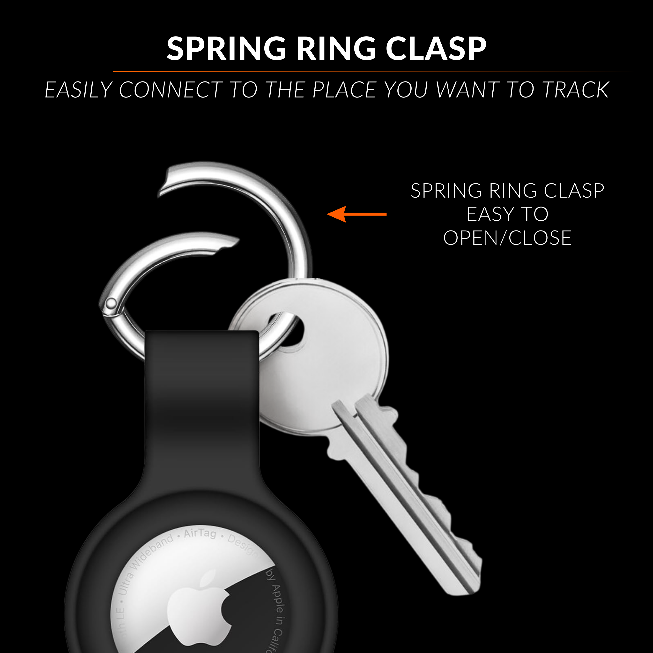 AirTag Silicone Key Ring - B7Cases