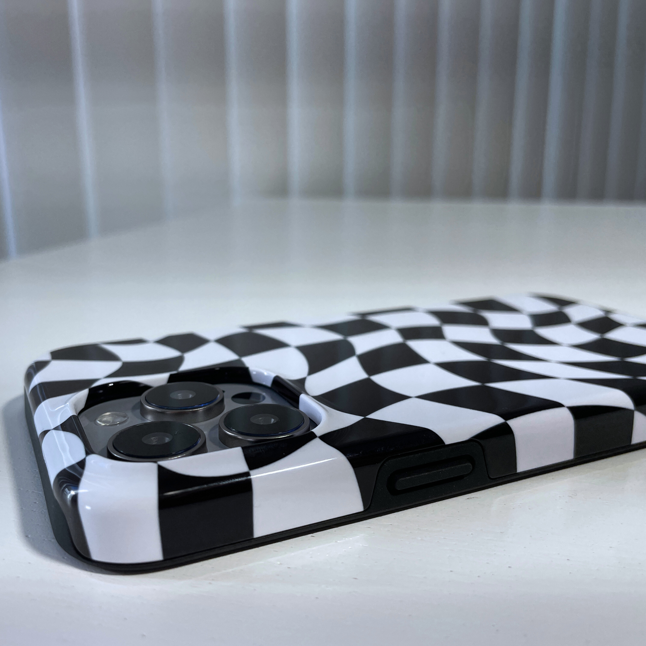 Black White Checkered Phone Case, B7Cases, Phone, Phone Case, Tough Case, Snap Case, iPhone, Apple, iPhone Case, Cover, MagSafe, Samsung Galaxy, iPhone X, XS, XS max, XR, 11, 12, iPhone SE, 13, Mini, iPhone 14, Plus, iPhone 15, 15 plus, 15 pro, 15 pro max, Galaxy S10, S20, S21, S22, S23, Checkered Phone Case, Checker, Check, Checked, Chess, Square, Geometric, Mosaic, Grid, Warped, Swirl, Distorted, Retro, Vintage, Hippie, Hipster, Groovy, Spire, Tile, Spiral, Geometric Shape, Checkerboard, Plaid, Wavy