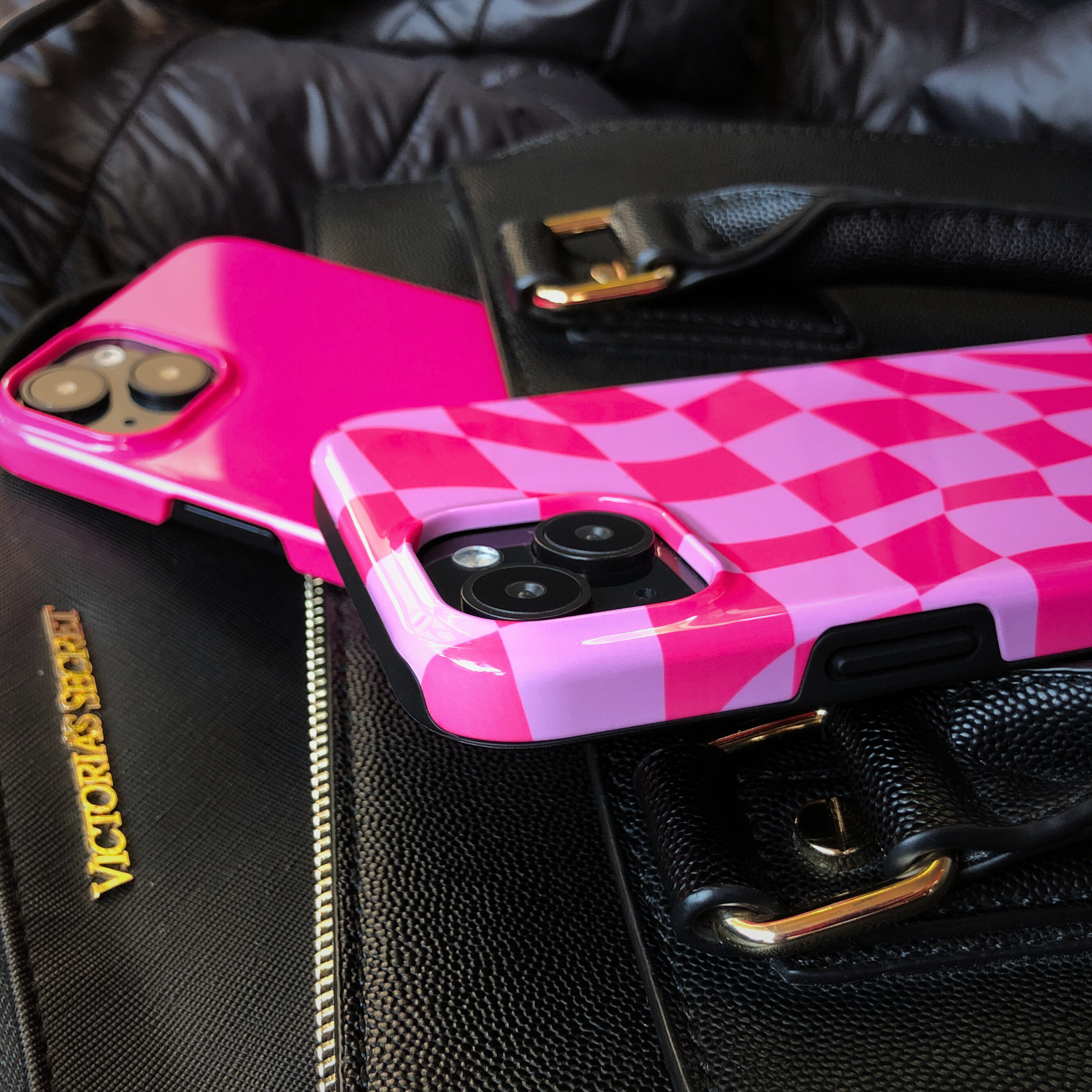 Pink Distorted Checkered Phone Case, B7Cases, Phone, Phone Case, Tough Case, Snap Case, iPhone, Apple, iPhone Case, Cover, MagSafe, Samsung Galaxy, iPhone X, XS, XS max, XR, 11, 12, iPhone SE, 13, Mini, iPhone 14, Plus, iPhone 15, 15 plus, 15 pro, 15 pro max, Galaxy S10, S20, S21, S22, S23, Checkered Phone Case, Checker, Check, Checked, Chess, Square, Geometric, Mosaic, Grid, Warped, Swirl, Distorted, Retro, Vintage, Hippie, Hipster, Groovy, Spire, Tile, Spiral, Geometric Shape, Checkerboard, Plaid, Wavy