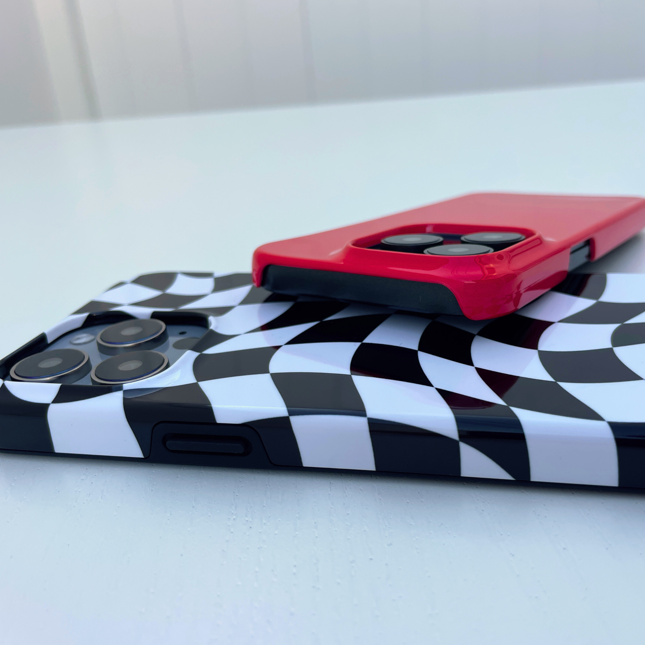 Black White Checkered Phone Case, B7Cases, Phone, Phone Case, Tough Case, Snap Case, iPhone, Apple, iPhone Case, Cover, MagSafe, Samsung Galaxy, iPhone X, XS, XS max, XR, 11, 12, iPhone SE, 13, Mini, iPhone 14, Plus, iPhone 15, 15 plus, 15 pro, 15 pro max, Galaxy S10, S20, S21, S22, S23, Checkered Phone Case, Checker, Check, Checked, Chess, Square, Geometric, Mosaic, Grid, Warped, Swirl, Distorted, Retro, Vintage, Hippie, Hipster, Groovy, Spire, Tile, Spiral, Geometric Shape, Checkerboard, Plaid, Wavy