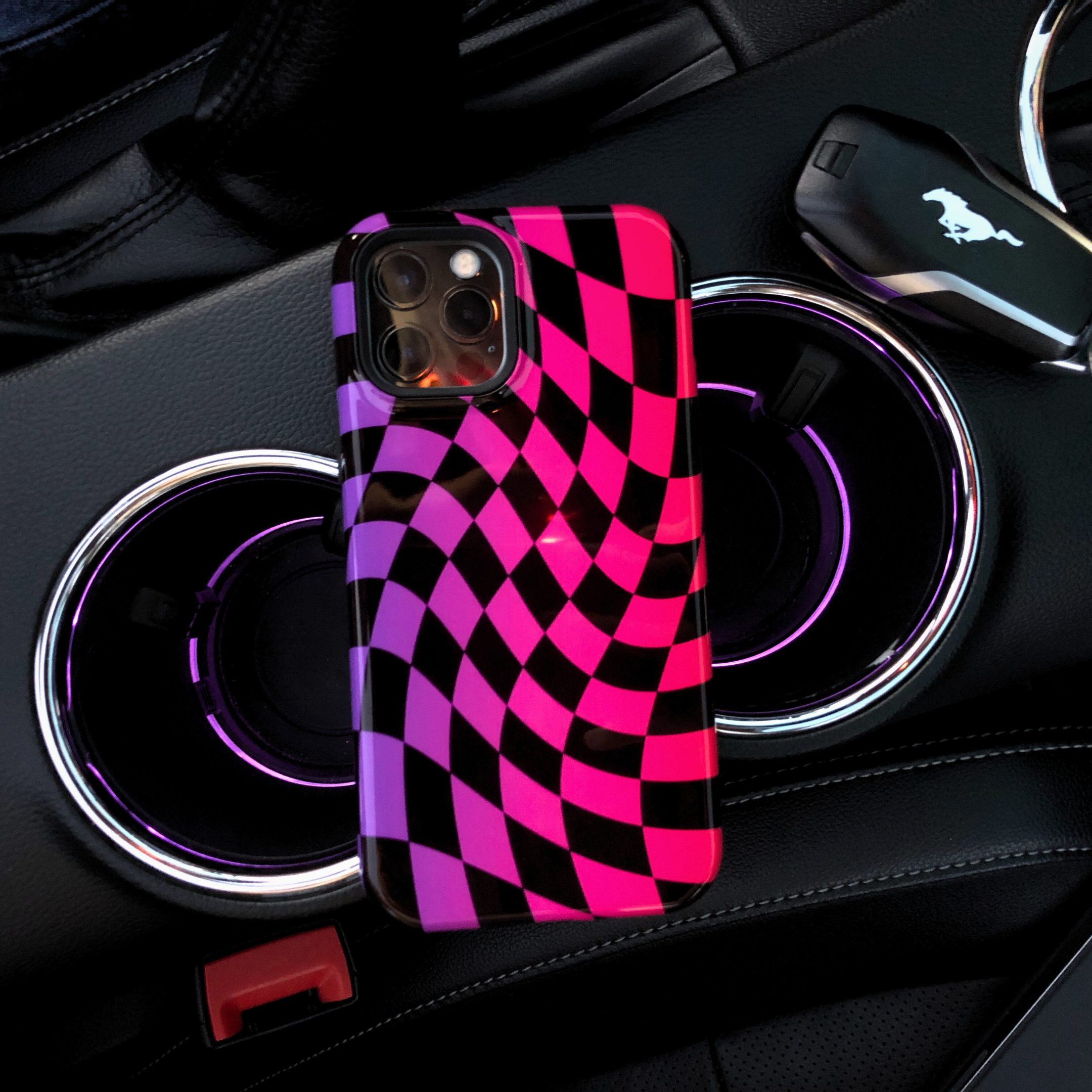 Wavy Checkers Phone Case - B7Cases